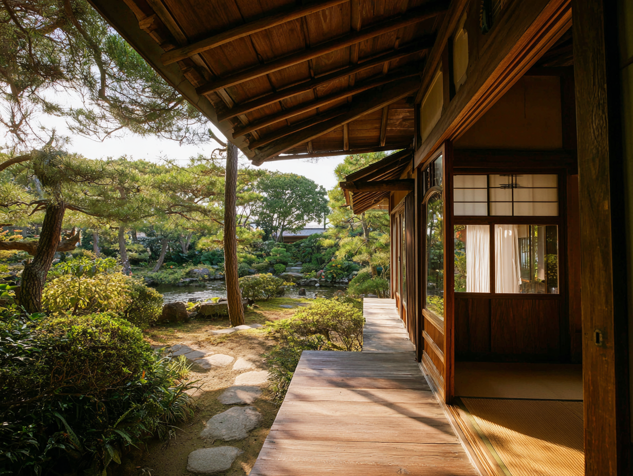 木の温もりを感じる平屋